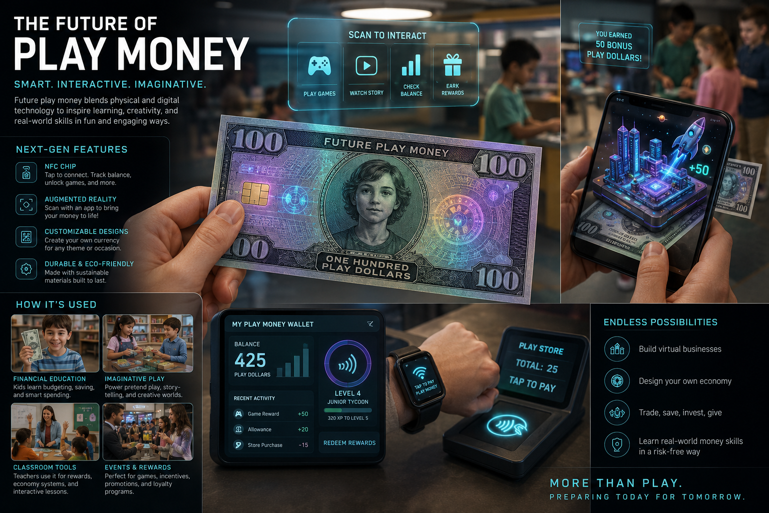 Play money in the future